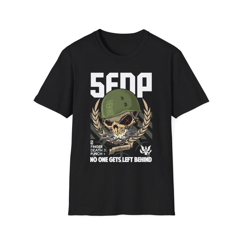 Five Finger Death Punch No One Gets Left Behind Unisex Softstyle T-Shirt