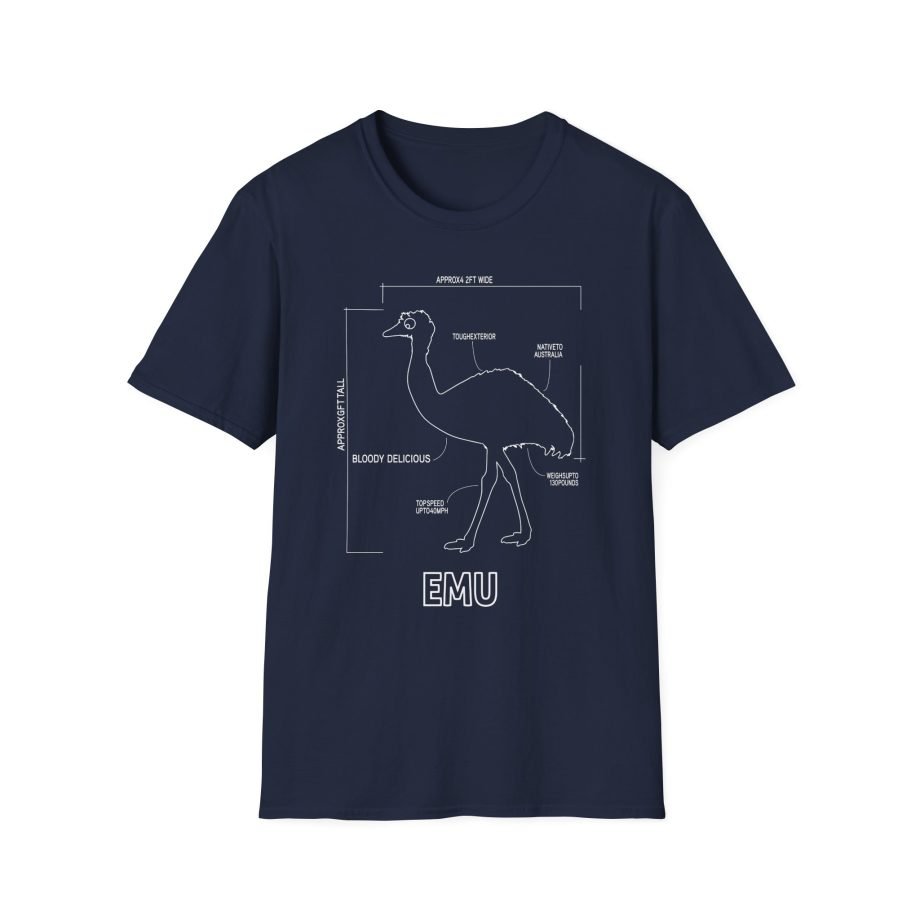 Oversimplified Emu War Unisex Softstyle T-Shirt