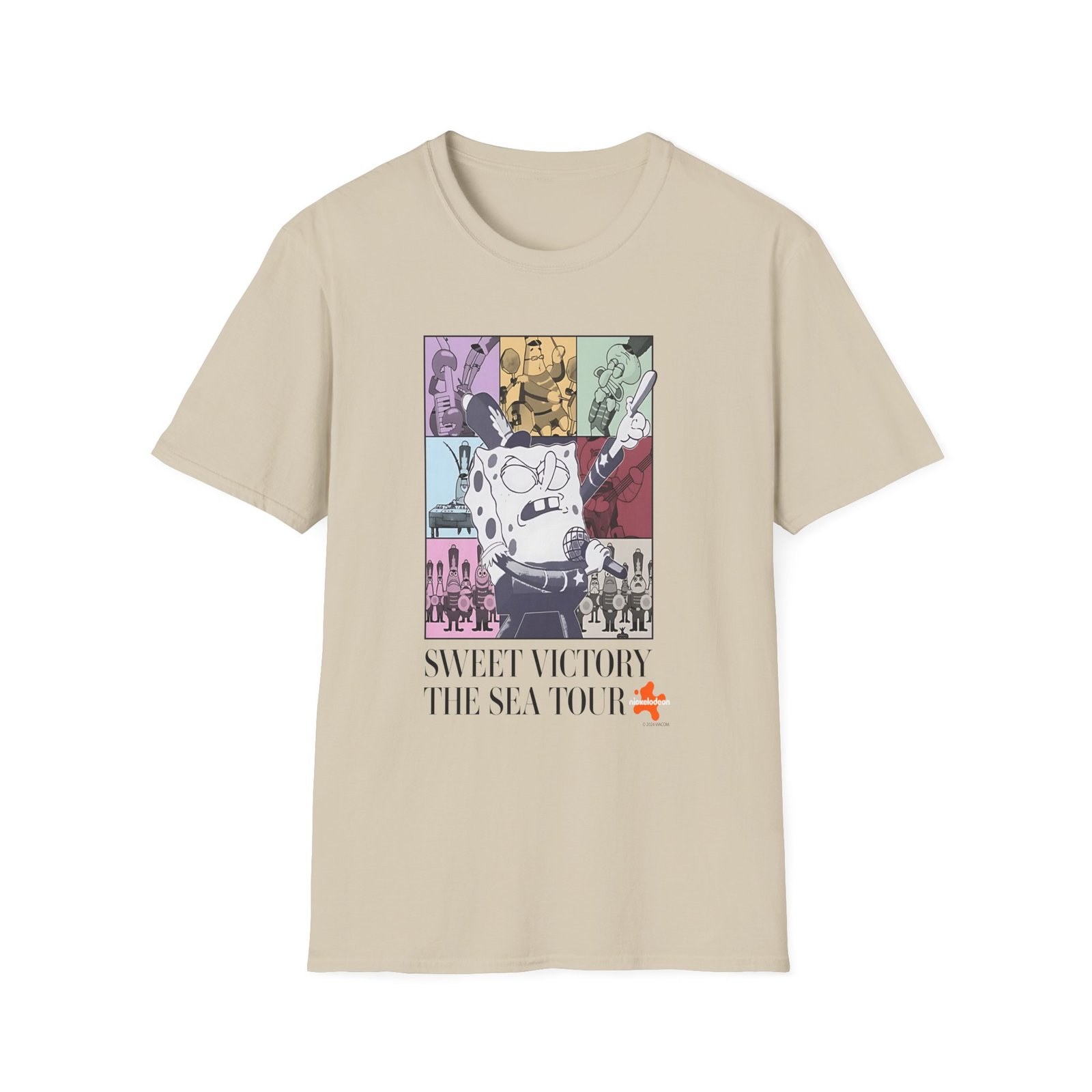 Spongebob Sweet Victory The Sea Tour Unisex Softstyle T-Shirt