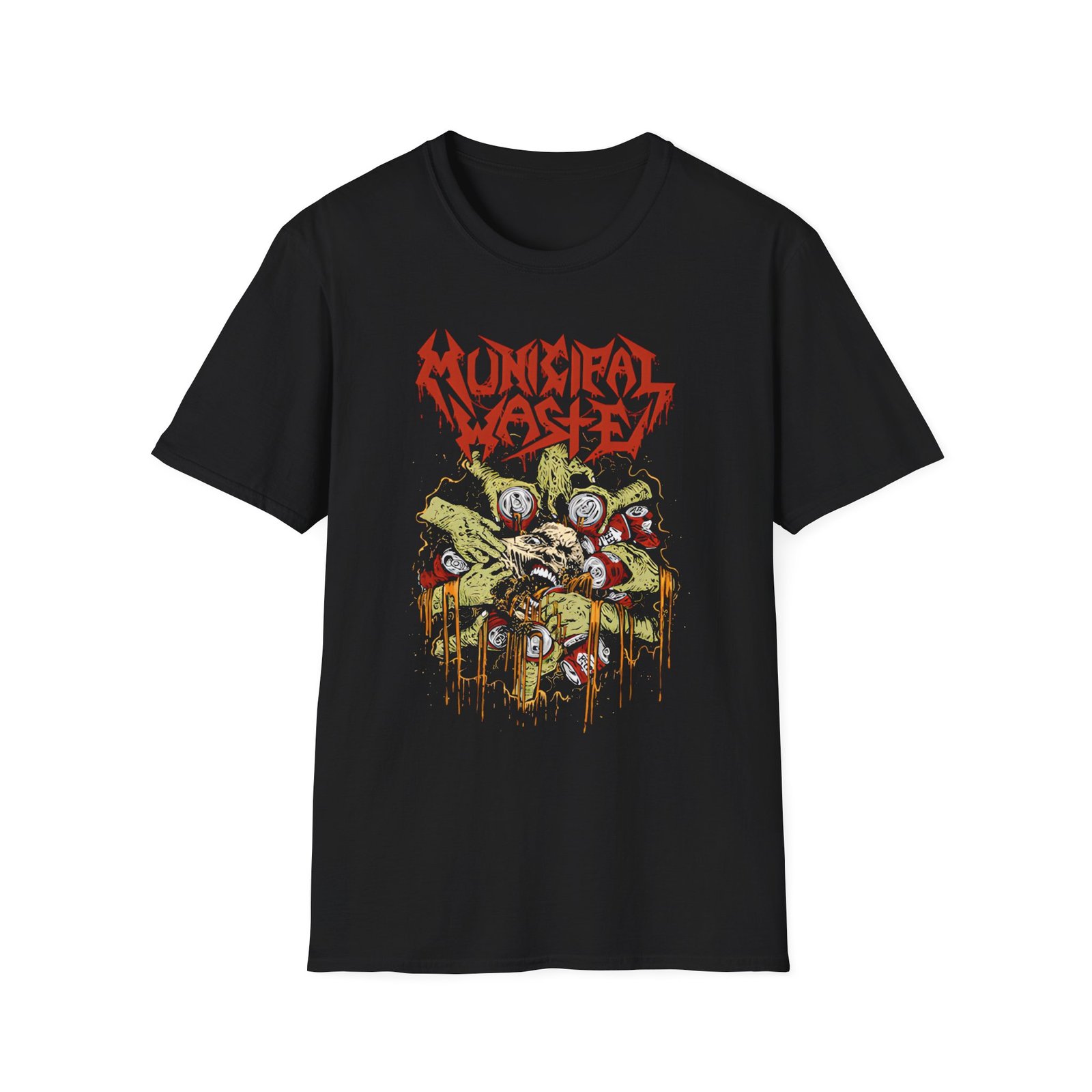 Municipal Waste Zombie Hands Unisex Softstyle T-Shirt