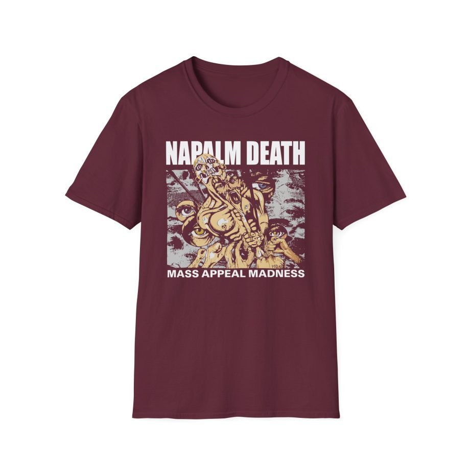Napalm Death Mass Appeal Madness Unisex Softstyle T-Shirt