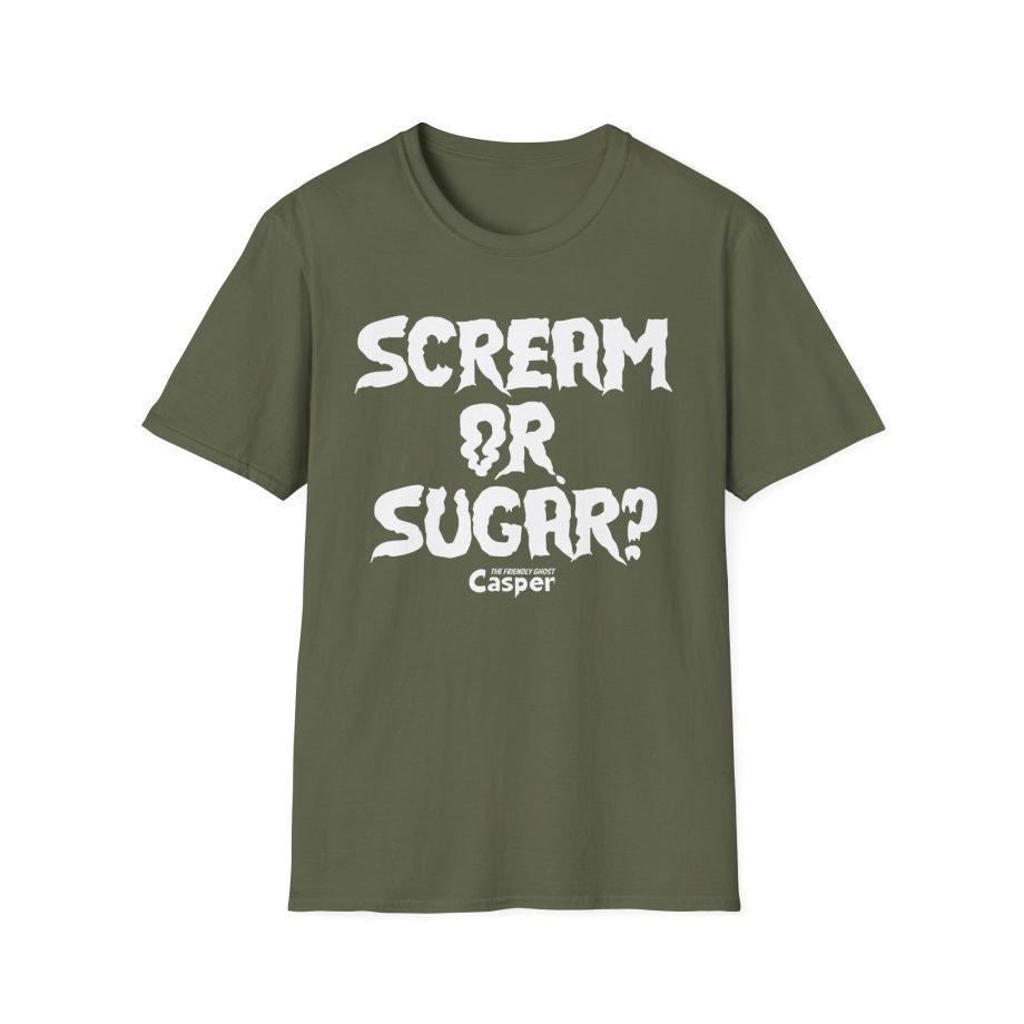 Casper the Friendly Ghost Scream or Sugar Unisex Softstyle T-Shirt