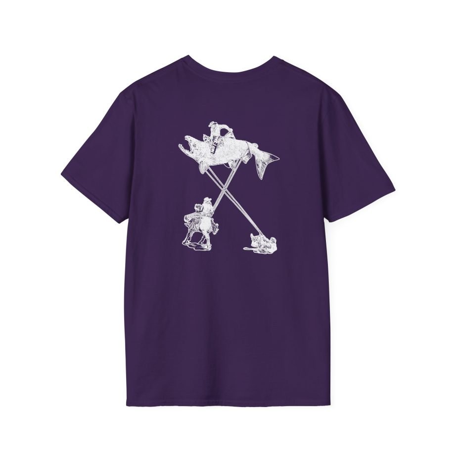 The Take Charcoal Salmon Rodeo Unisex Softstyle T-Shirt
