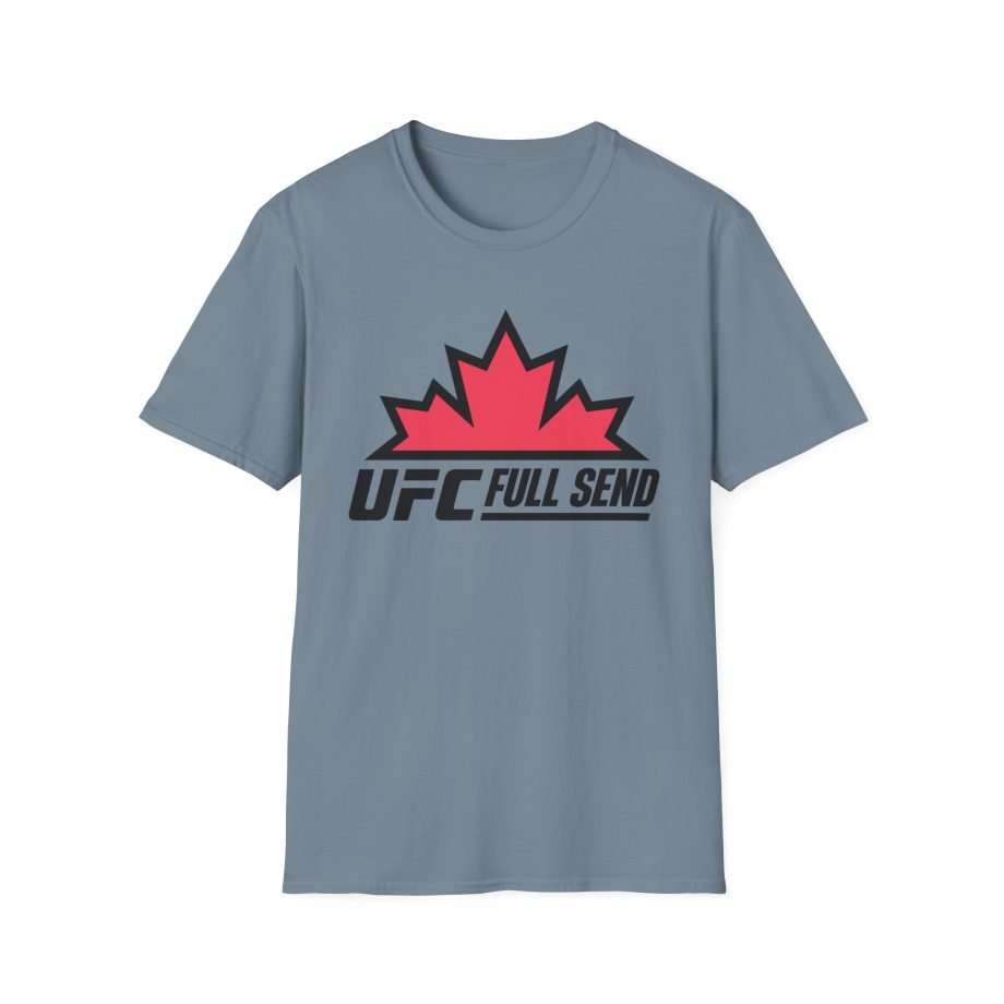 Full Send UFC Canada Leaf Unisex Softstyle T-Shirt