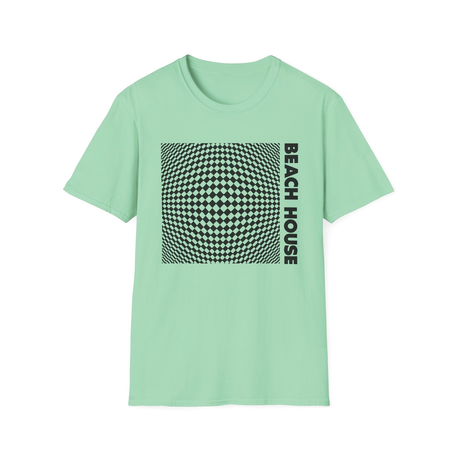 Beach House 7 Op Art Unisex Softstyle T-Shirt