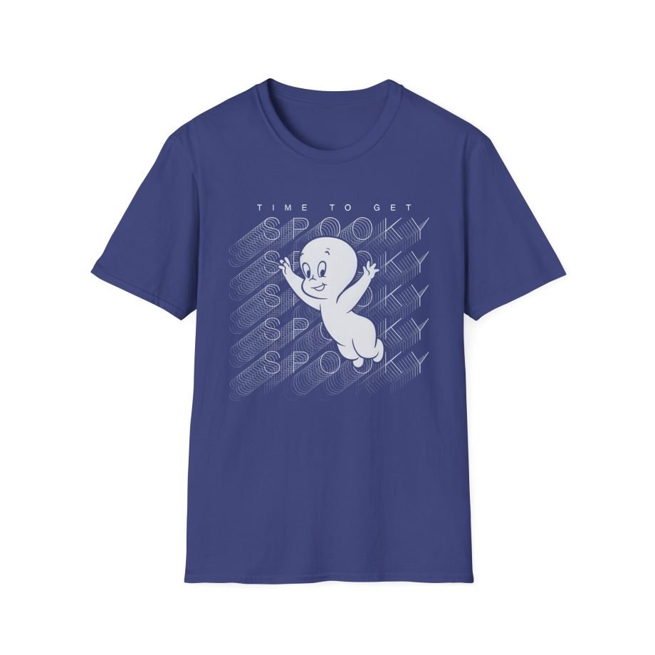 Casper the Friendly Ghost Virtual Raver Spooky Time Unisex Softstyle T-Shirt