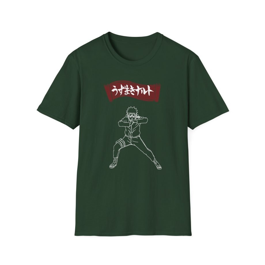 Naruto Line Art Unisex Softstyle T-Shirt