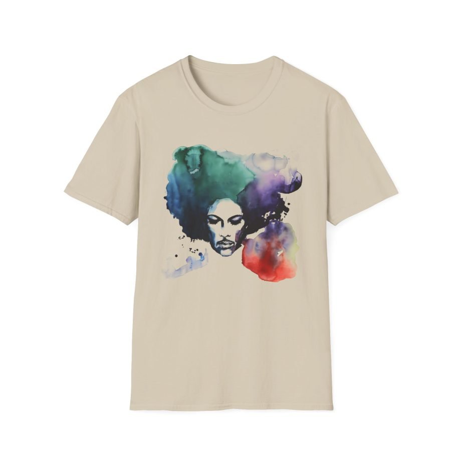 Prince Watercolor Portrait Unisex Softstyle T-Shirt