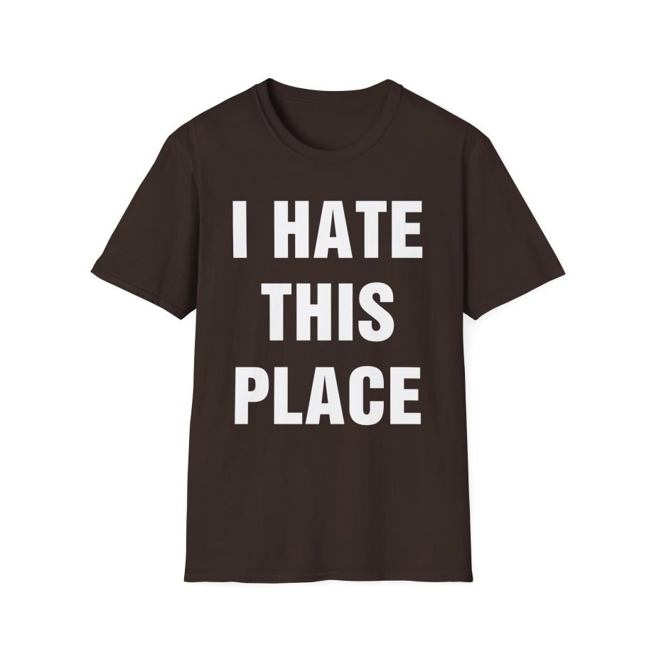 Hot Water Music I Hate This Place Unisex Softstyle T-Shirt