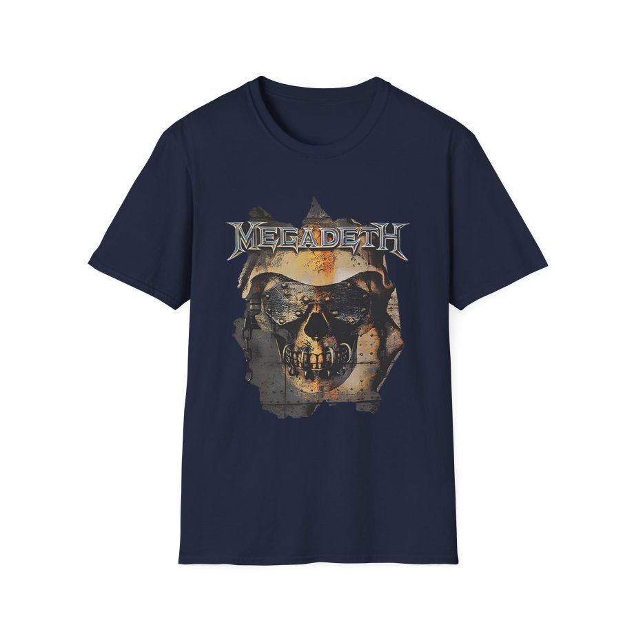 Megadeth Youthanasia Ripped Vic Unisex Softstyle T-Shirt