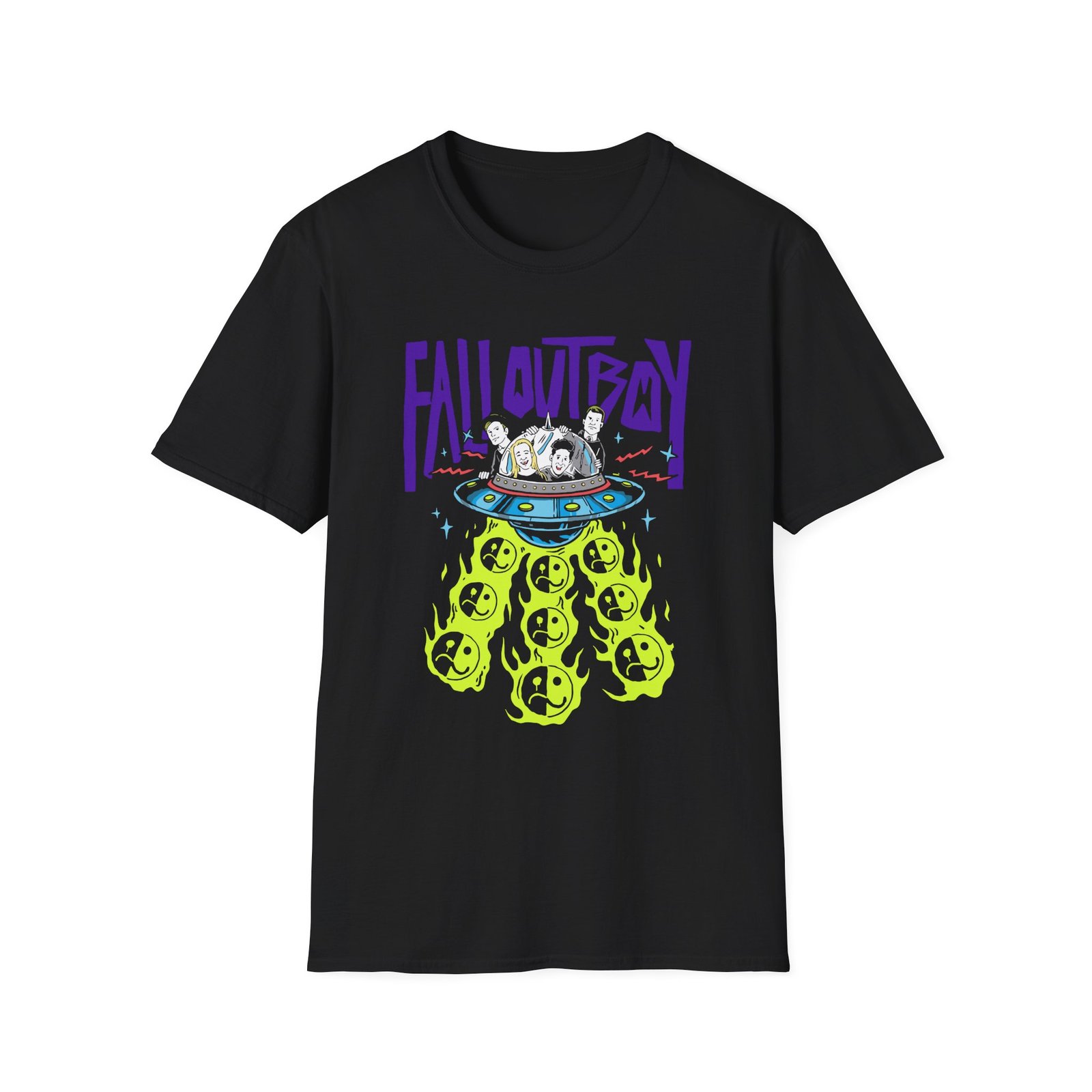 Fall Out Boy UFO So Much For Stardust Tour Unisex Softstyle T-Shirt