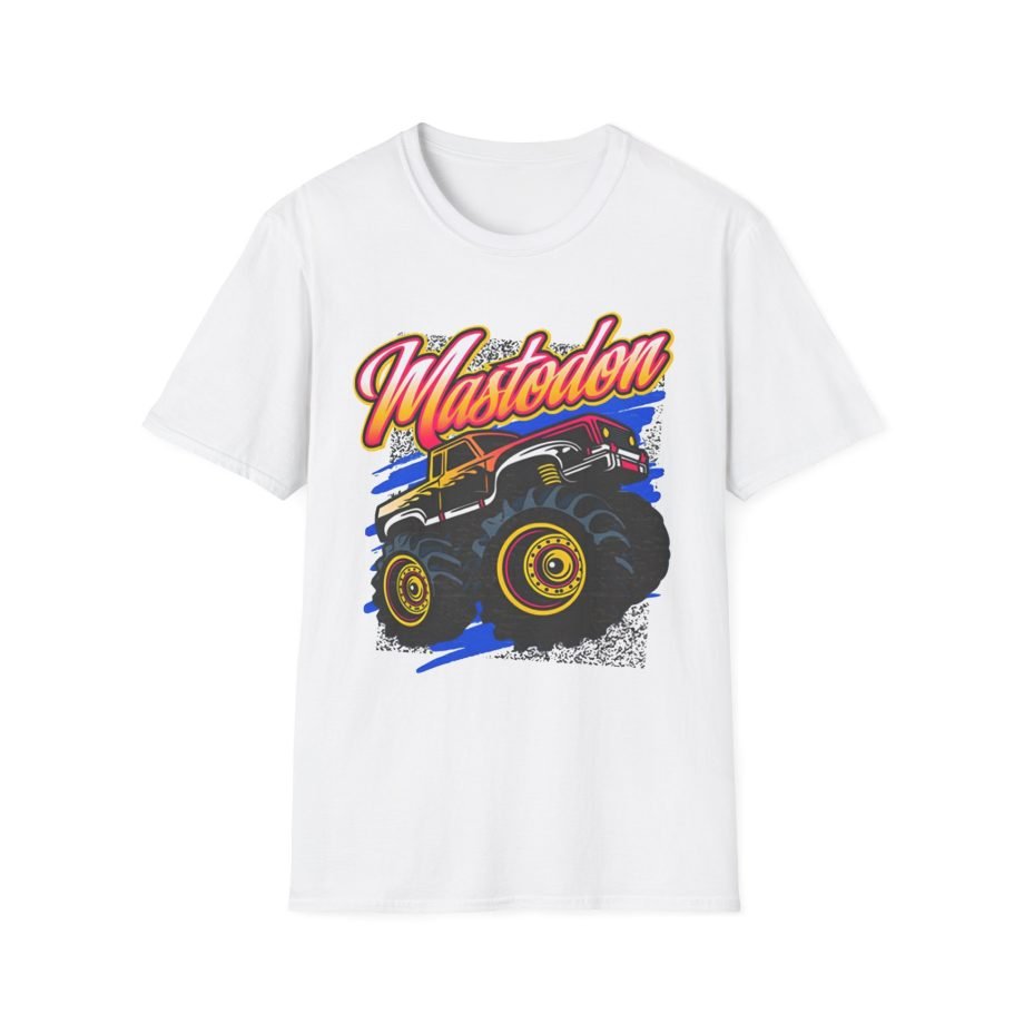 Mastodon Monster Truck Unisex Softstyle T-Shirt