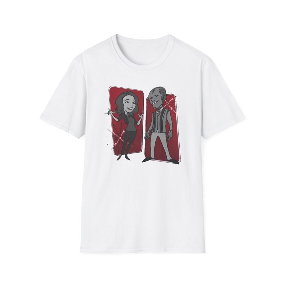 Marvel Wandavision Retro Panels Unisex Softstyle T-Shirt
