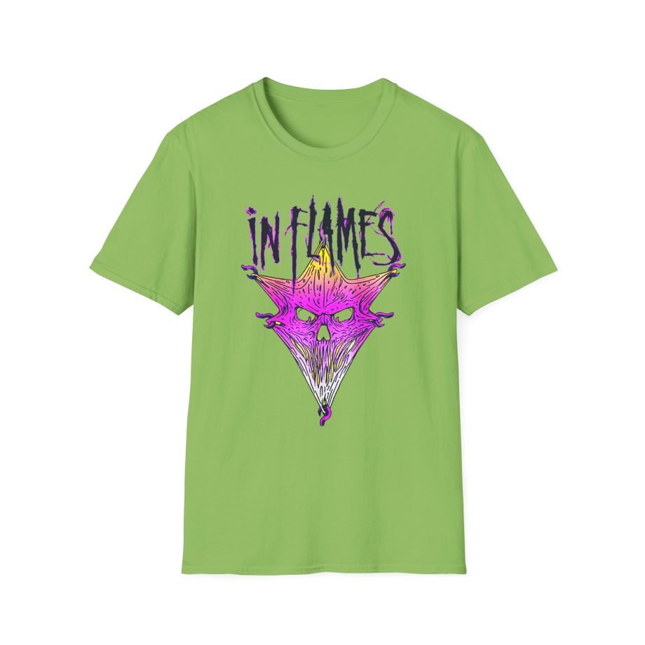 In Flames Pierced Jester Unisex Softstyle T-Shirt