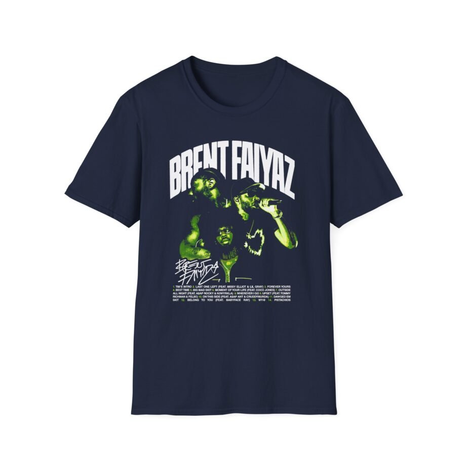 Brent Faiyaz Larger Than Life Album Unisex Softstyle T-Shirt