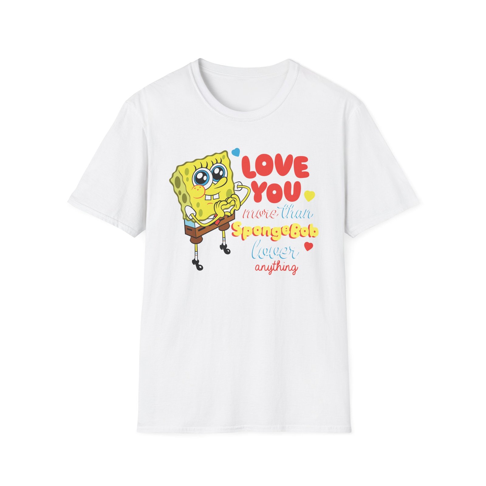Spongebob Valentine's Day Unisex Softstyle T-Shirt