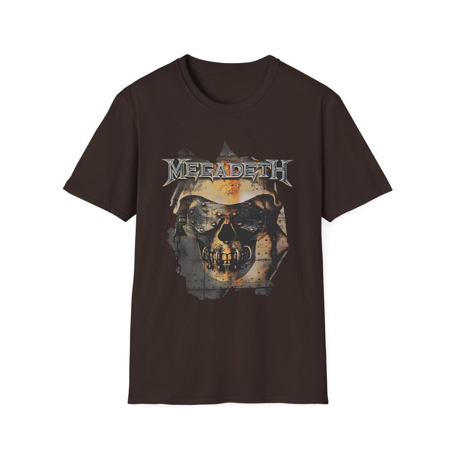 Megadeth Youthanasia Ripped Vic Unisex Softstyle T-Shirt