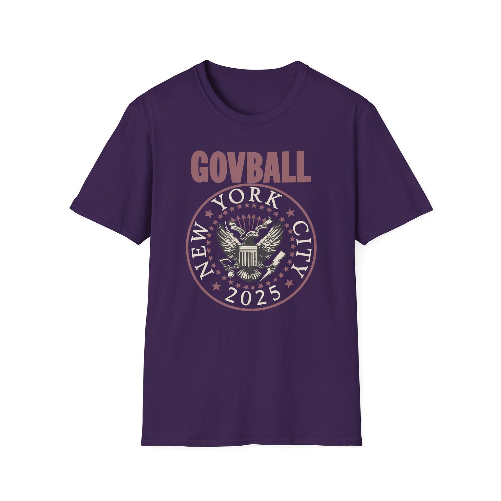 Gov Ball Gov Bop Lineup Unisex Softstyle T-Shirt