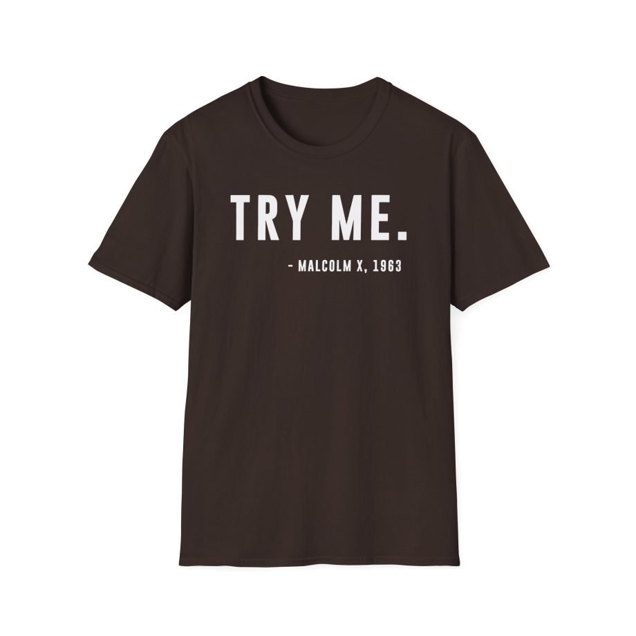 Malcolm X Try Me Unisex Softstyle T-Shirt