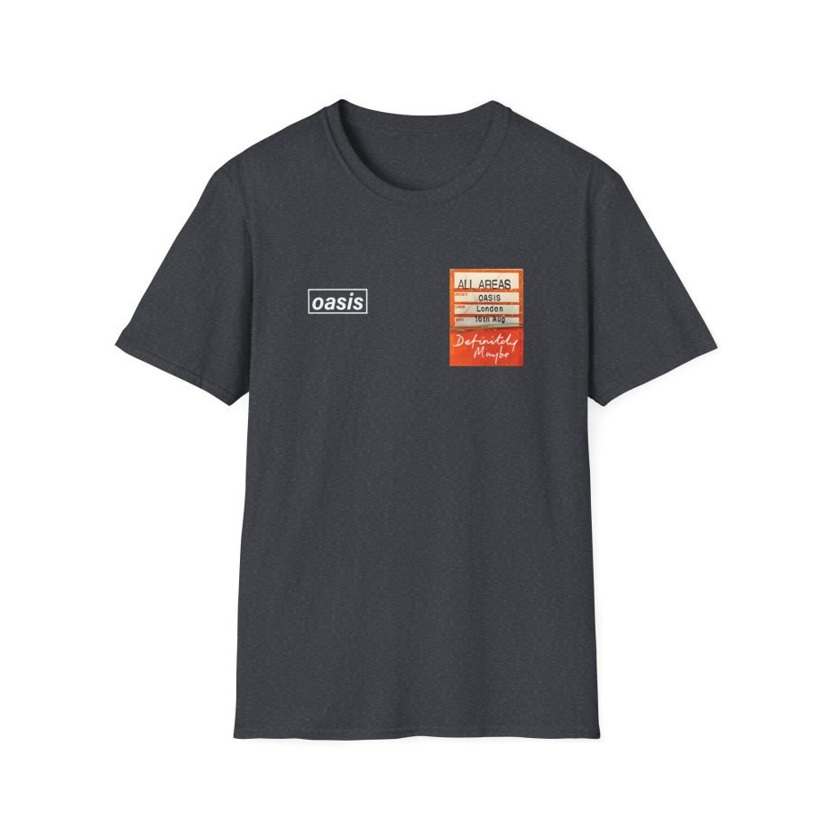 Oasis Setlist Unisex Softstyle T-Shirt