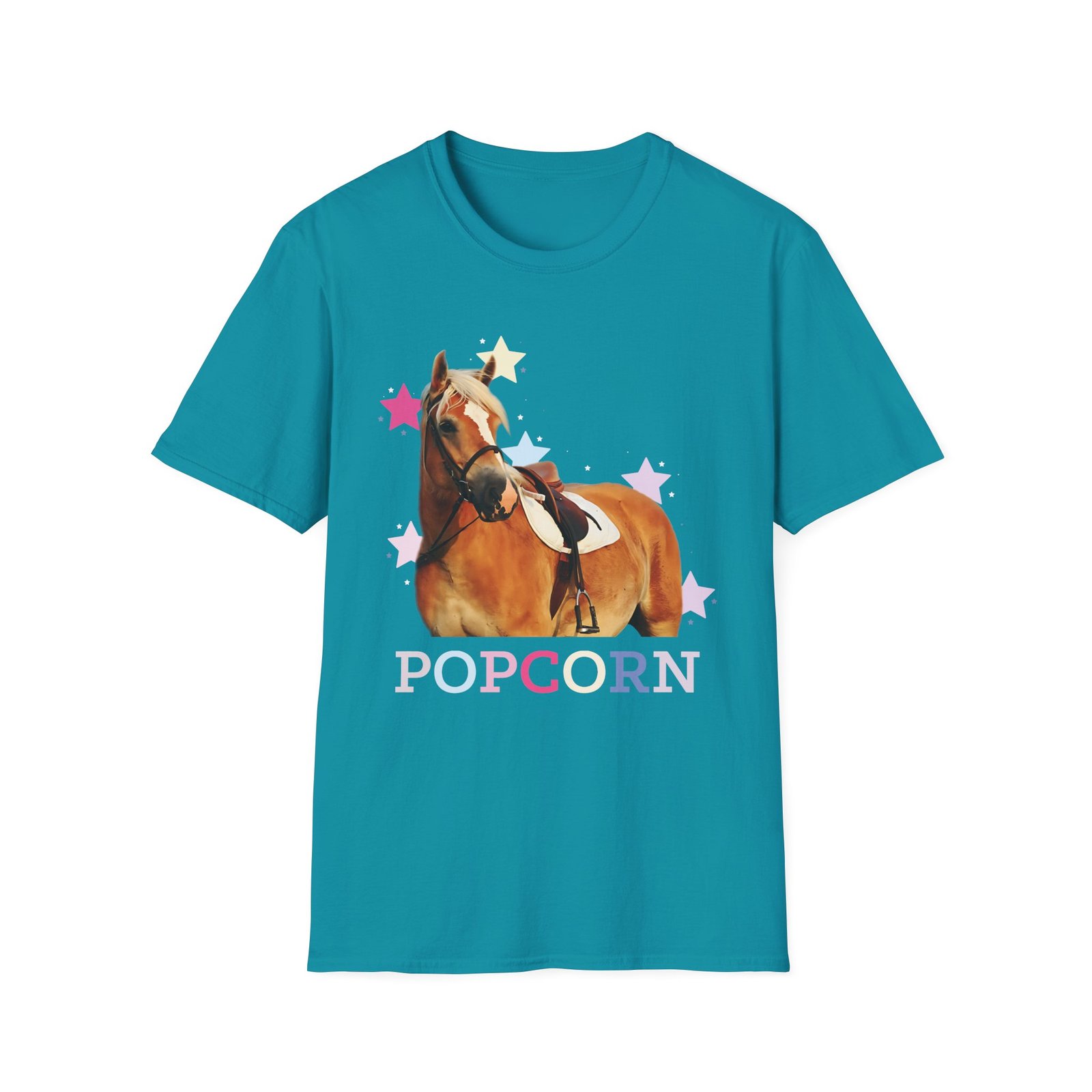 Harlow and Popcorn Stars Unisex Softstyle T-Shirt