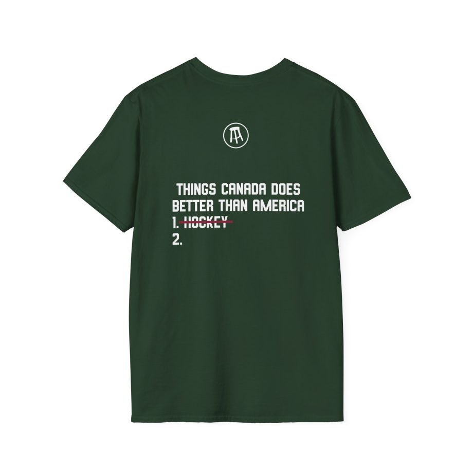 Spittin Chiclets Us Hockey Unisex Softstyle T-Shirt