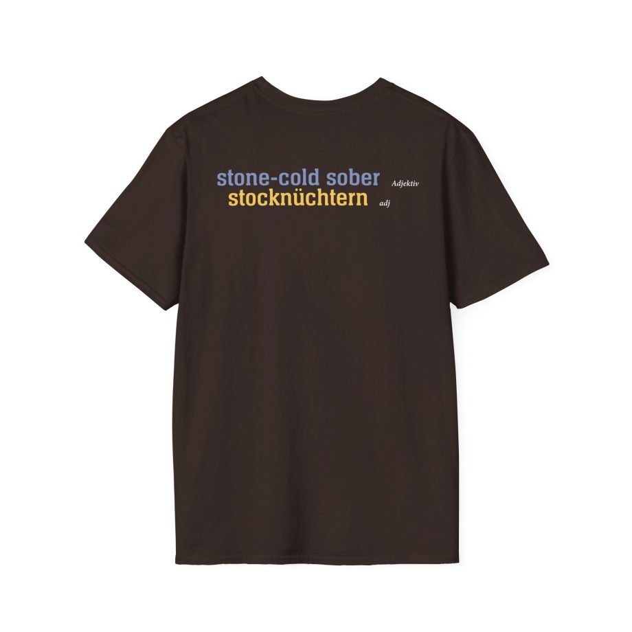 Tankard Stone Cold Sober Unisex Softstyle T-Shirt
