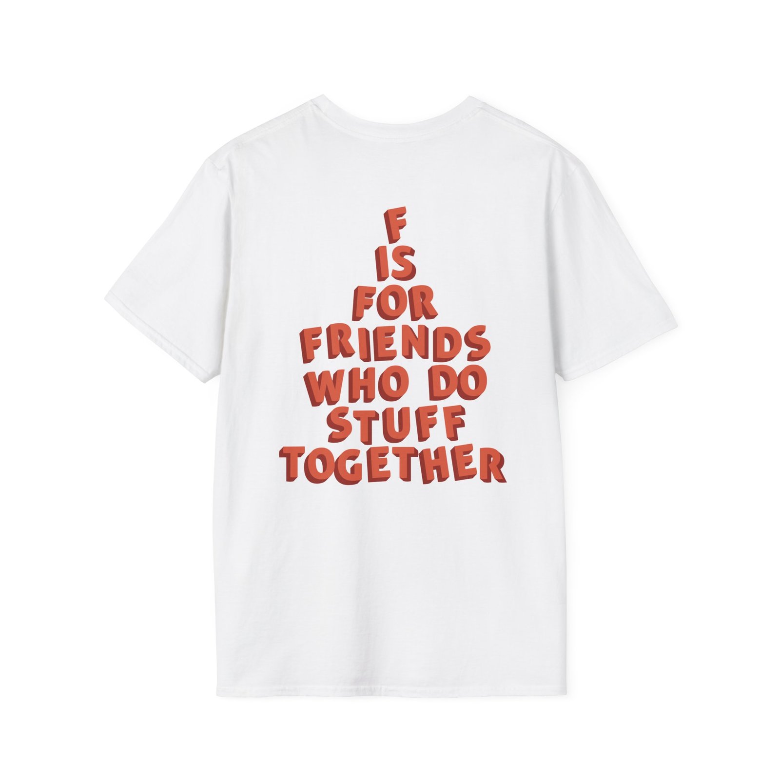 Spongebob Do Stuff Together Unisex Softstyle T-Shirt