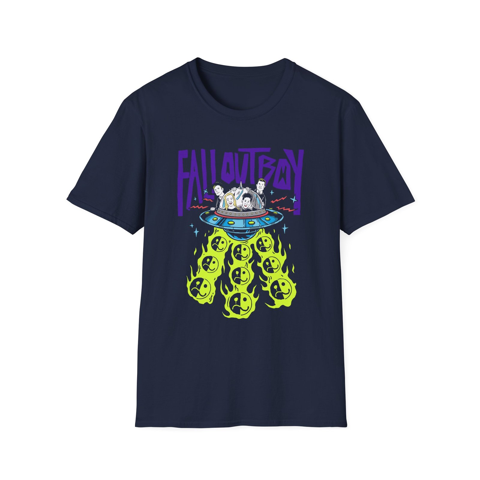 Fall Out Boy UFO So Much For Stardust Tour Unisex Softstyle T-Shirt