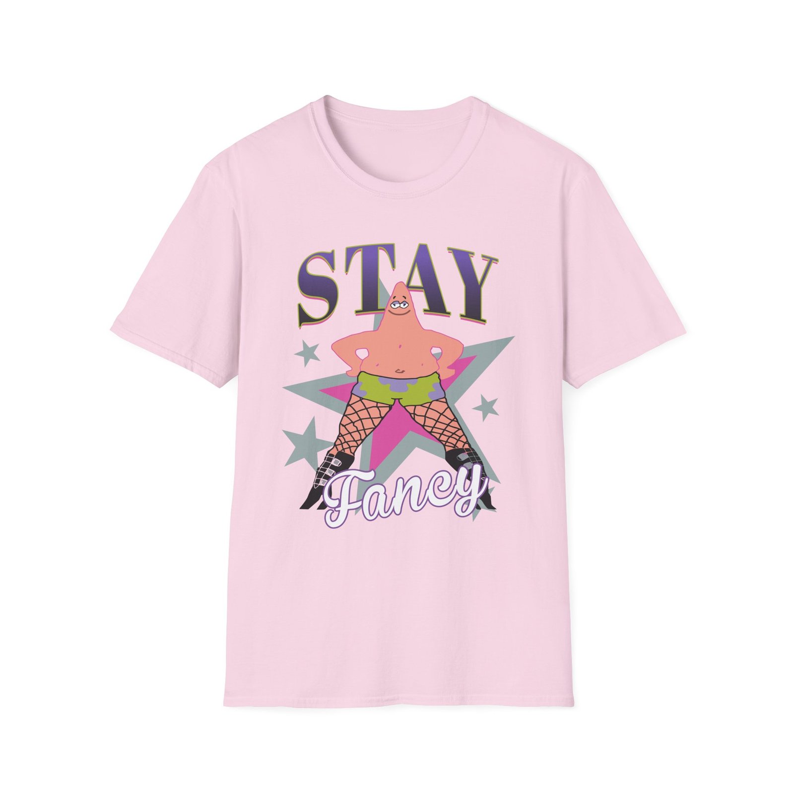 Spongebob Stay Fancy Unisex Softstyle T-Shirt