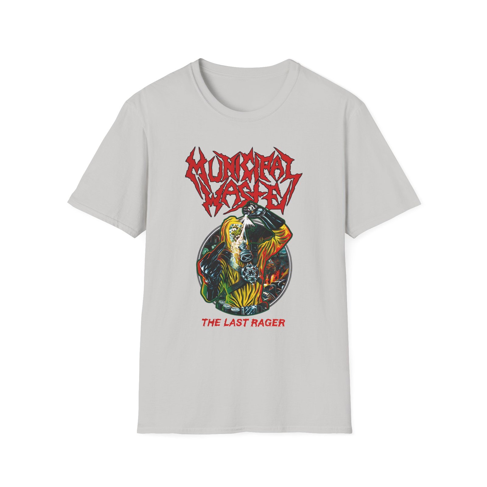 Municipal Waste the Last Rager Unisex Softstyle T-Shirt