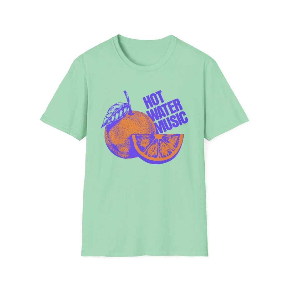 Hot Water Music Florida Orange Unisex Softstyle T-Shirt