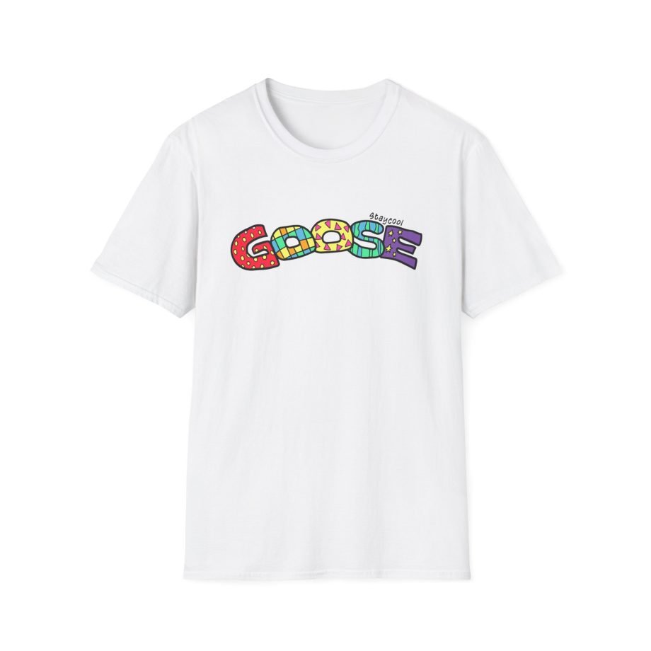 Goose x Staycool   Rainbow Unisex Softstyle T-Shirt