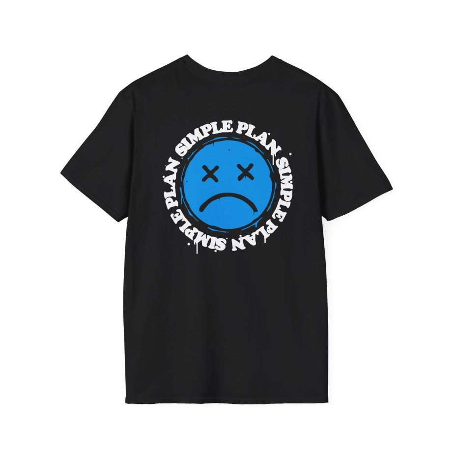 Simple Plan Sad Face Unisex Softstyle T-Shirt