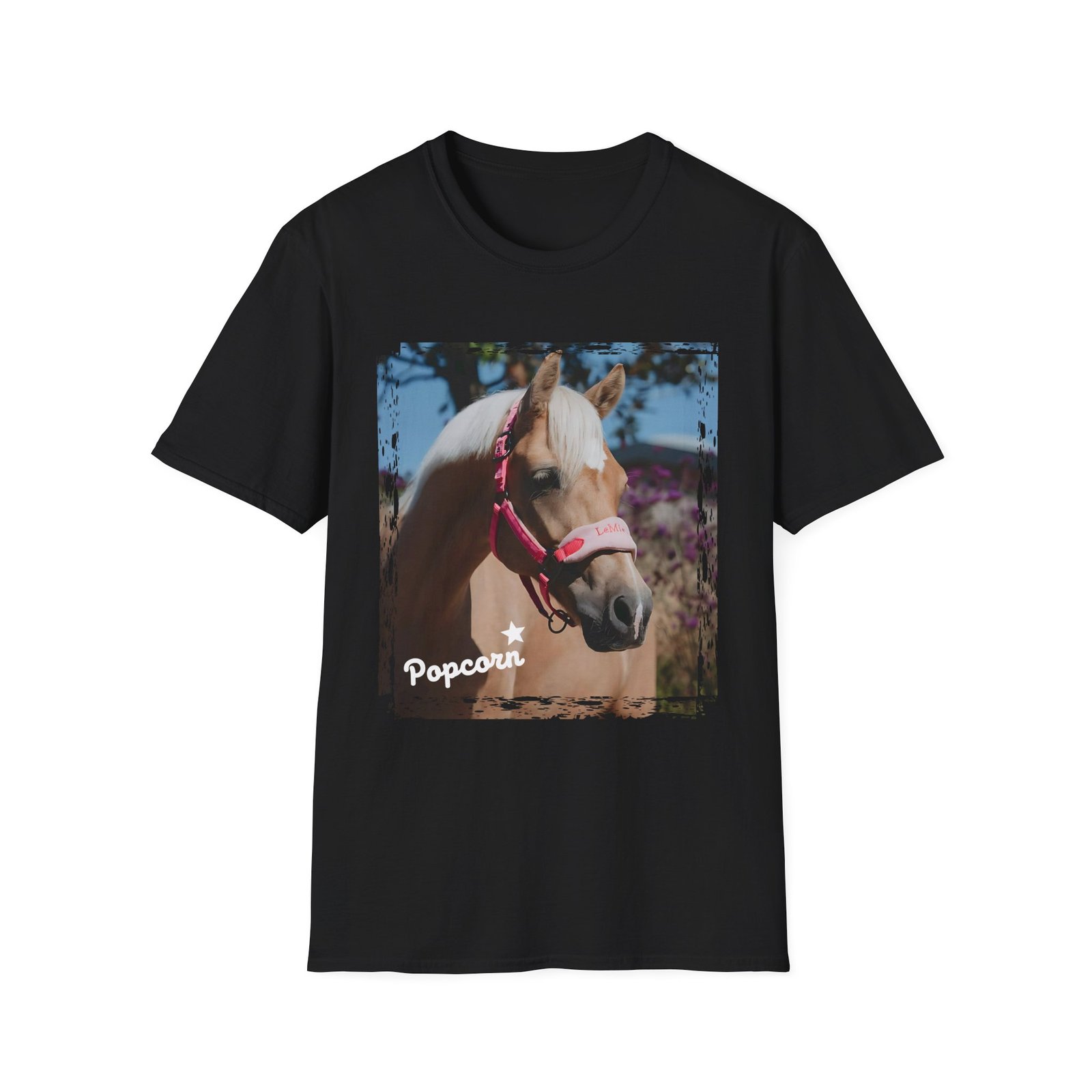 Harlow and Popcorn Unisex Softstyle T-Shirt