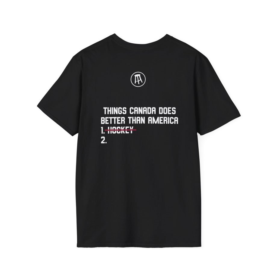 Spittin Chiclets Us Hockey Unisex Softstyle T-Shirt
