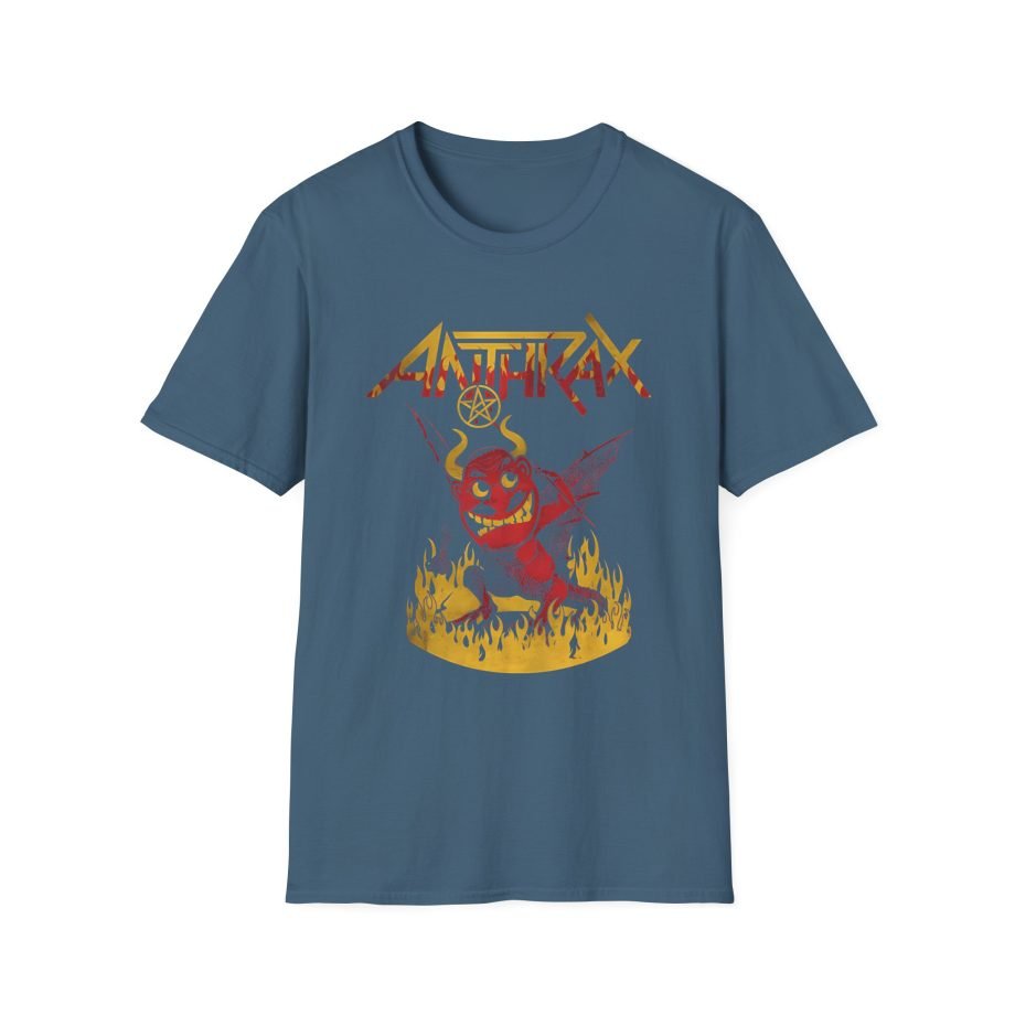 Anthrax Coal Demon Unisex Softstyle T-Shirt