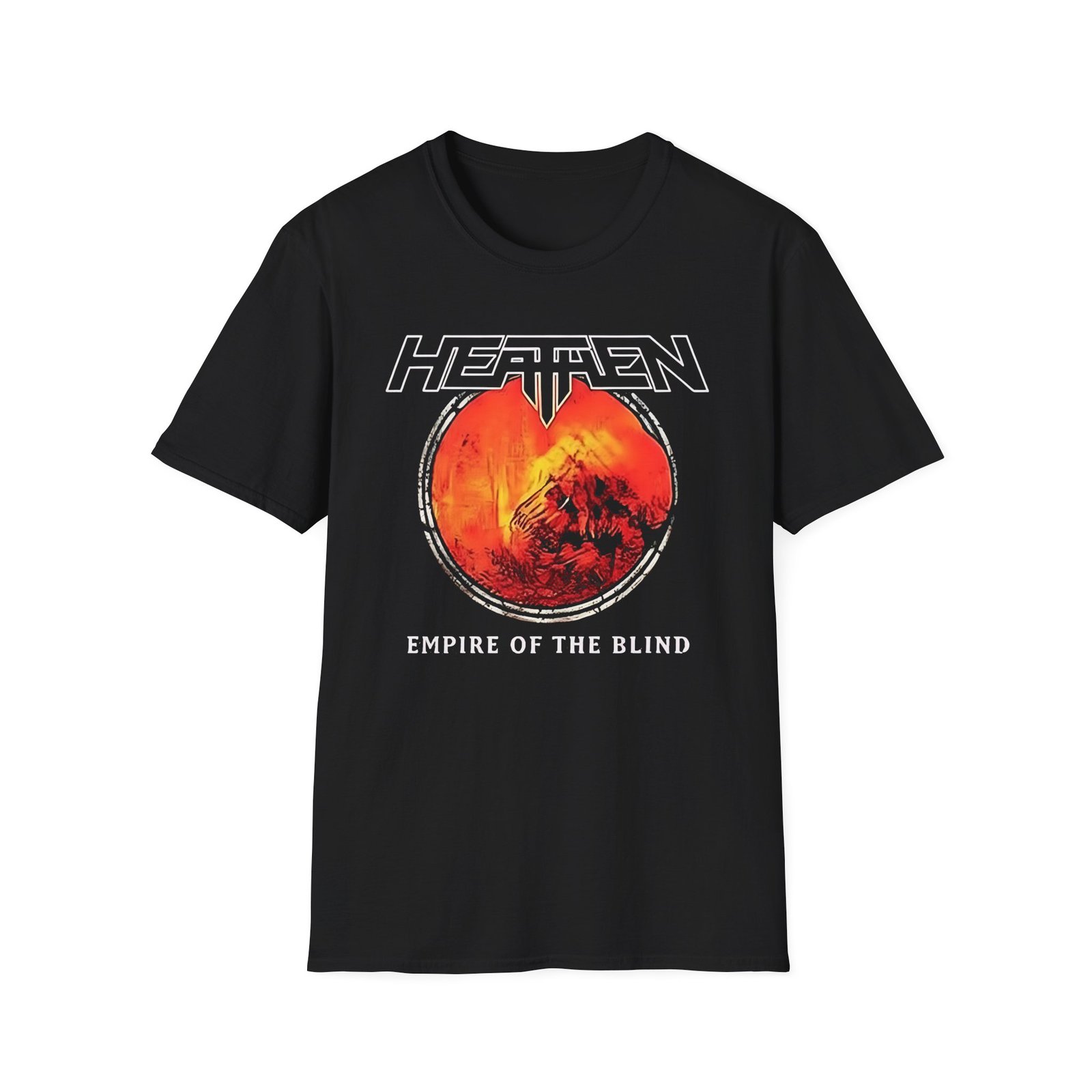 Heathen Empire of the Blind Australia Tour 2022 Unisex Softstyle T-Shirt