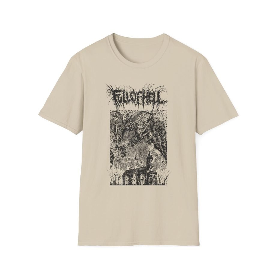 Full of Hell Purple Goat Church Unisex Softstyle T-Shirt