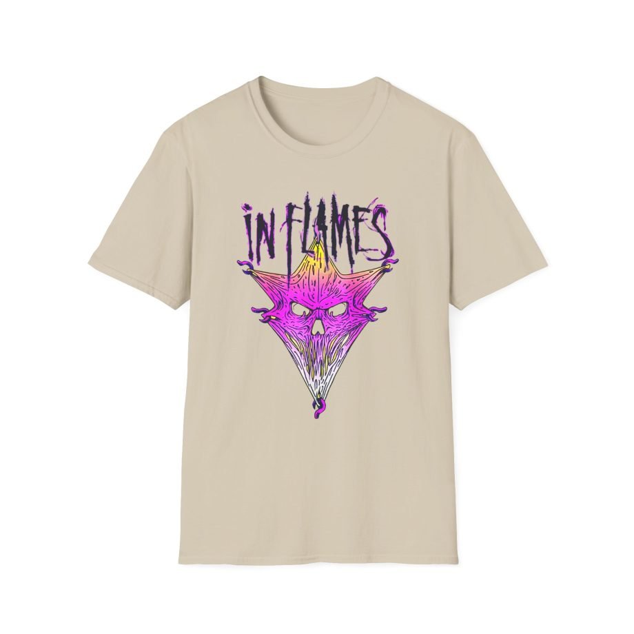 In Flames Pierced Jester Unisex Softstyle T-Shirt