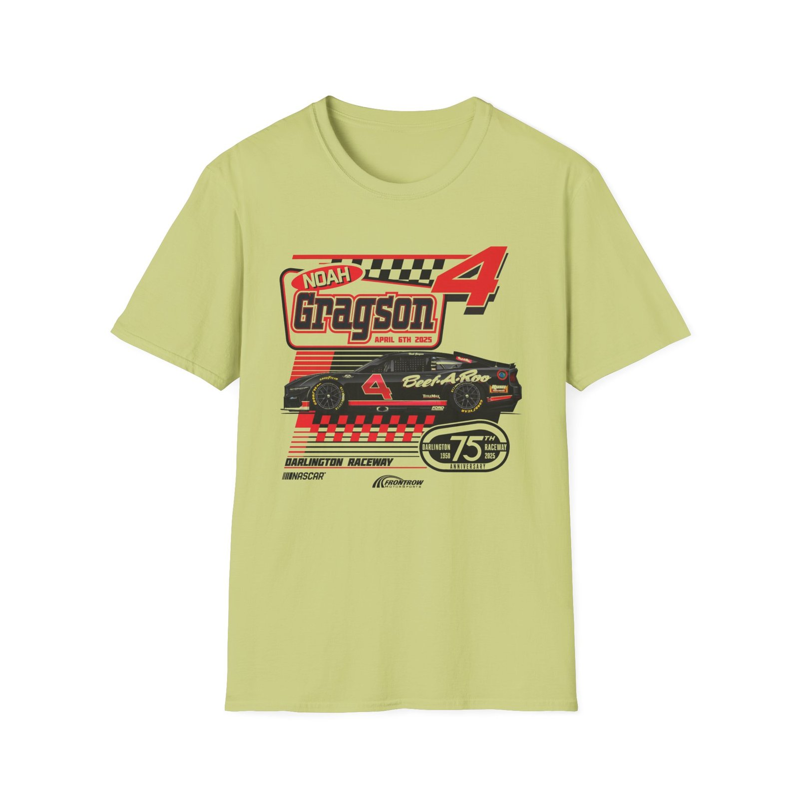 Noah Gragson Beef a Roo 1 Spot Darlington Unisex Softstyle T-Shirt