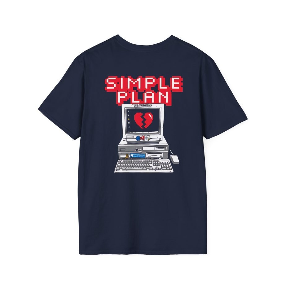 Simple Plan 90's Computer Unisex Softstyle T-Shirt