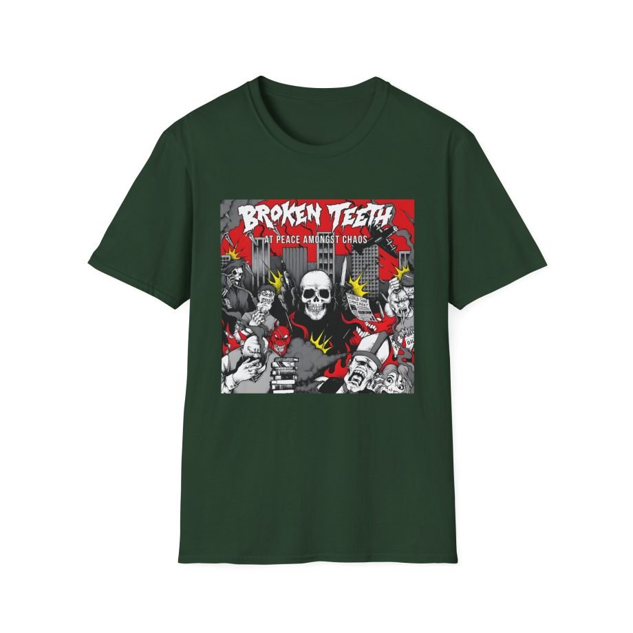 Broken Teeth at Peace Amongst Chaos Unisex Softstyle T-Shirt