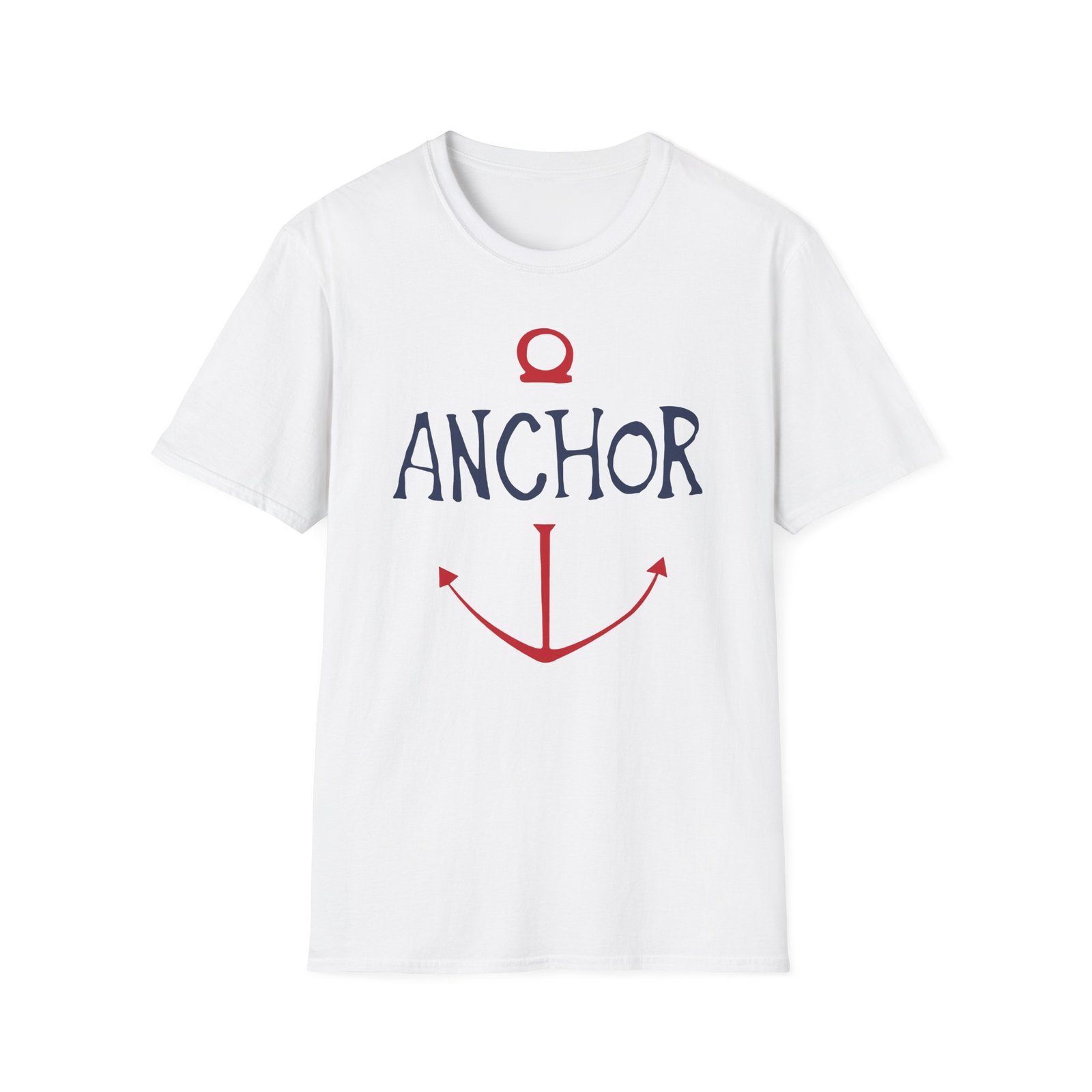One Piece Anchor Unisex Softstyle T-Shirt