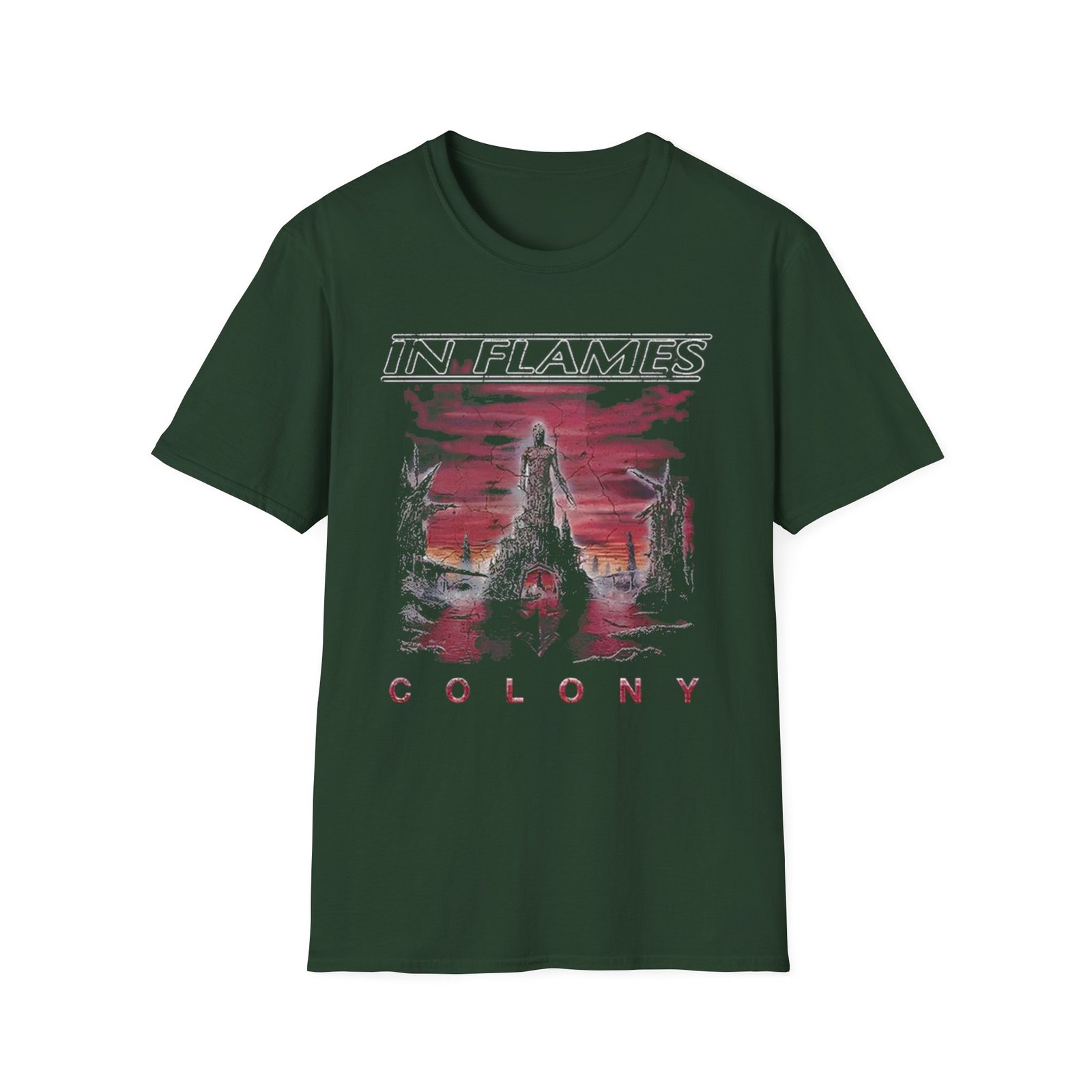 In Flames Colony Unisex Softstyle T-Shirt