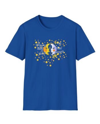 B I Wanna Kiss a Man on the Moon Unisex Softstyle T-Shirt
