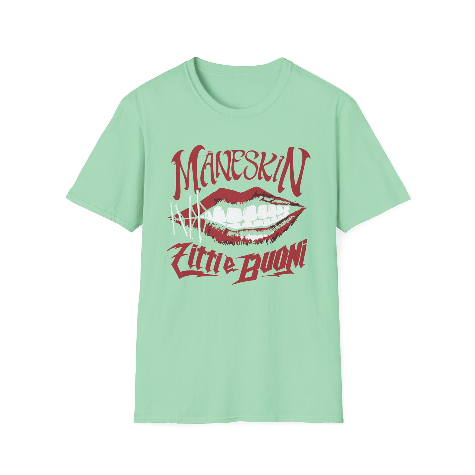 Maneskin Logo Unisex Softstyle T-Shirt