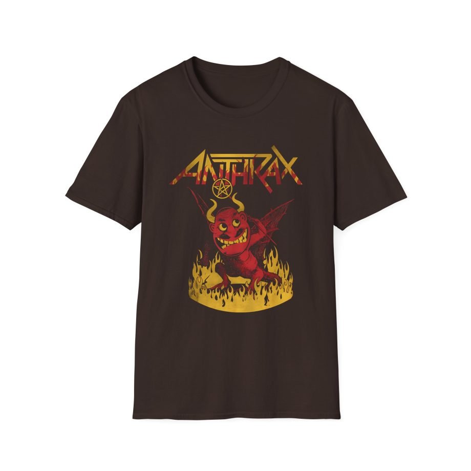 Anthrax Coal Demon Unisex Softstyle T-Shirt