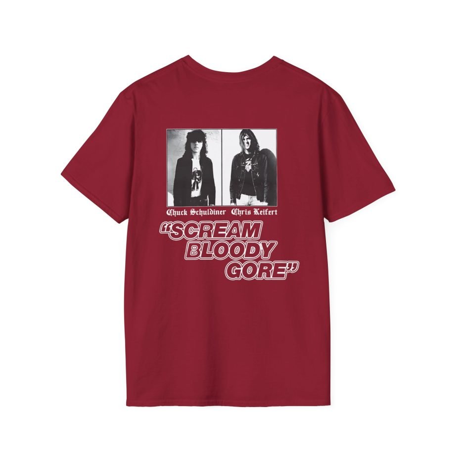 Death Scream Bloody Gore Throwback Unisex Softstyle T-Shirt