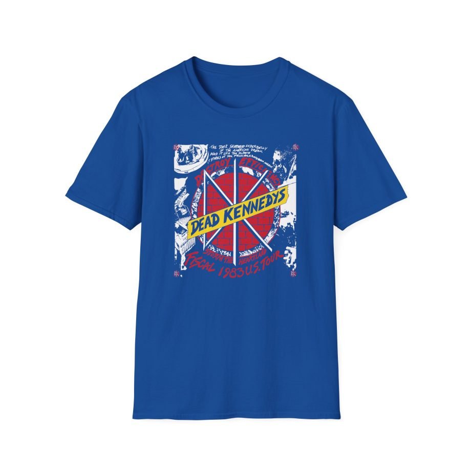 Dead Kennedys Destroy Efficiency 1983 Unisex Softstyle T-Shirt